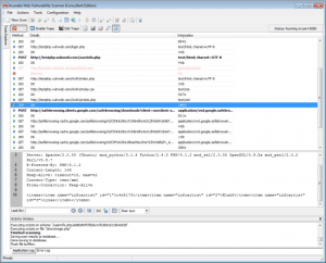 Acunetix WVS HTTP Sniffer