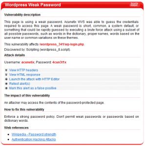 wordpress-weak-password